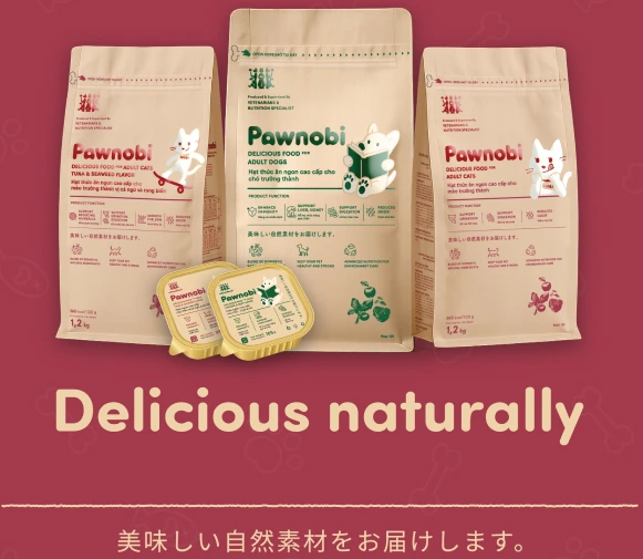 Dinh dưỡng khoa học, nguyên liệu tự nhiên, vì sức khỏe thú cưng mỗi ngày